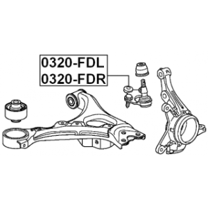 Ball Joint - FEBEST 0320FDL