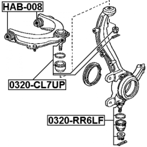 Ball Joint - FEBEST 0320RR6LF