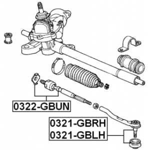 Tie Rod End - FEBEST 0321GBLH