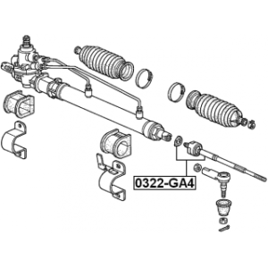 Inner Tie Rod - FEBEST 0322GA4