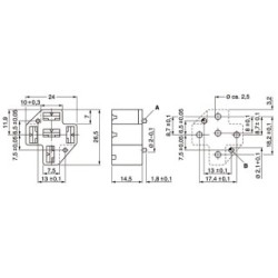 Relay Socket BOSCH 3334485041