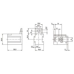 Relay Socket BOSCH 3334485045 OE 00000041627783