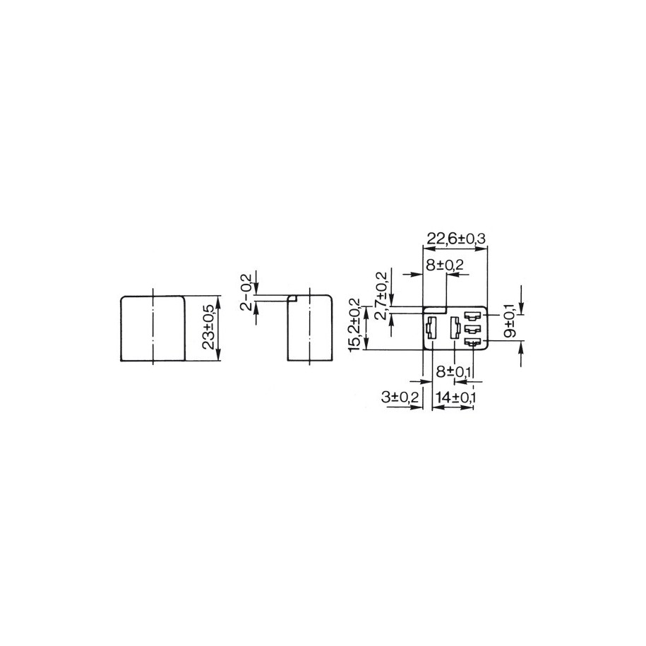 Relay Socket BOSCH 3334485046