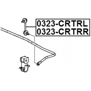 Link Coupling Rod Stabiliser Bar - FEBEST 0323CRTRL