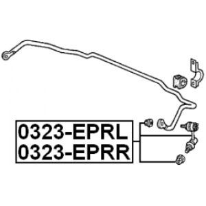 Link Coupling Rod Stabiliser Bar - FEBEST 0323EPRR