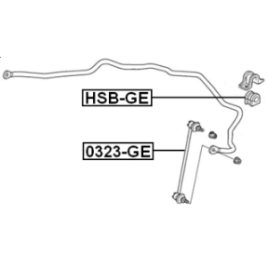 Link Coupling Rod Stabiliser Bar - FEBEST 0323GE
