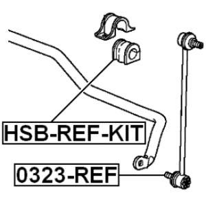 Link Coupling Rod Stabiliser Bar - FEBEST 0323REF