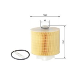 Air Filter BOSCH F026400028 for AUDI A6 OE 059133843B