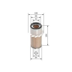 Air Filter BOSCH F026400337 OE D82571