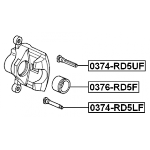 Guide Bolt Brake Caliper - FEBEST 0374RD5LF