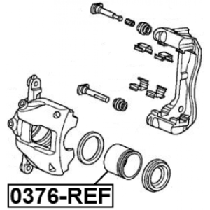 Piston Brake Caliper - FEBEST 0376REF