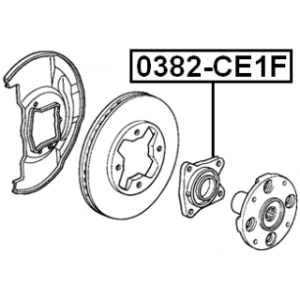 Wheel Hub - FEBEST 0382CE1F