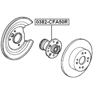 Wheel Hub - FEBEST 0382CFA50R