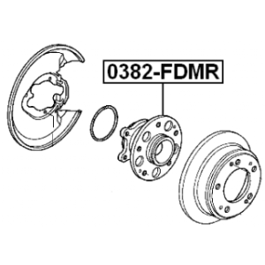 Wheel Hub - FEBEST 0382FDMR