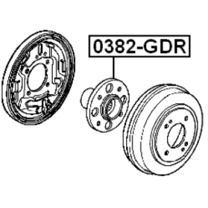 Wheel Hub - FEBEST 0382GDR