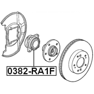 Wheel Hub - FEBEST 0382RA1F