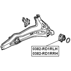 Wheel Hub - FEBEST 0382RD1RLH