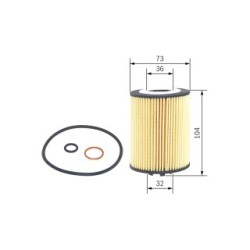Oil Filter BOSCH F026407010 for ALPINA
