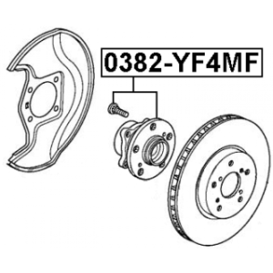 Wheel Hub - FEBEST 0382YF4MF