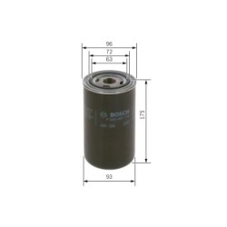 Operating Hydraulics Filter BOSCH F026407113 OE 06258593