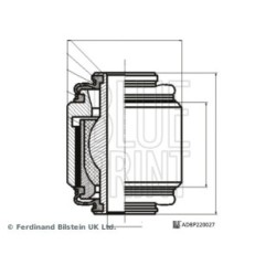 Control Trailing Arm Mounting BLUE PRINT ADBP860194 for SUBARU