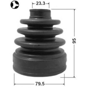 Bellow Drive Shaft - FEBEST 0415CU20
