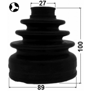Bellow Drive Shaft - FEBEST 0415CW6LHT