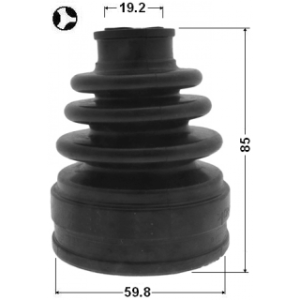 Bellow Drive Shaft - FEBEST 0415CWRT