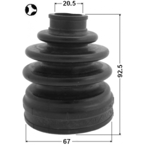 Bellow Drive Shaft - FEBEST 0415CY2AT