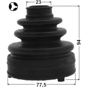 Bellow Drive Shaft - FEBEST 0415NA4T