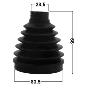 Bellow Drive Shaft - FEBEST 0415PV97