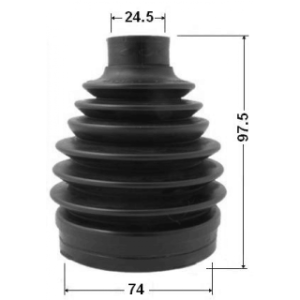 Bellow Drive Shaft - FEBEST 0417PCY2