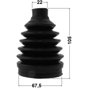 Bellow Drive Shaft - FEBEST 0417PGA2RR
