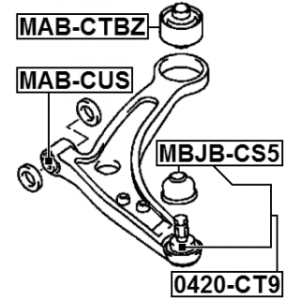 Ball Joint - FEBEST 0420CT9