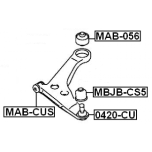Ball Joint - FEBEST 0420CU