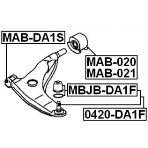 Ball Joint - FEBEST 0420DA1F