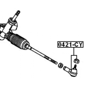 Tie Rod End - FEBEST 0421CY