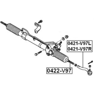 Tie Rod End - FEBEST 0421V97L