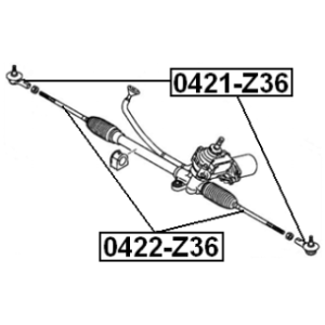 Tie Rod End - FEBEST 0421Z36