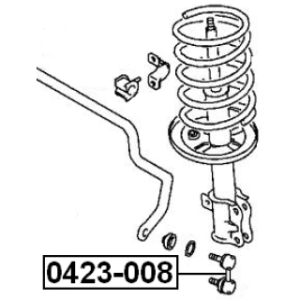 Link Coupling Rod Stabiliser Bar - FEBEST 0423008