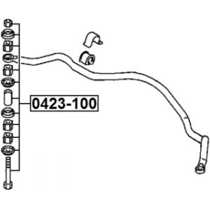 Link Coupling Rod Stabiliser Bar - FEBEST 0423100
