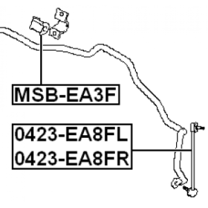 Link Coupling Rod Stabiliser Bar - FEBEST 0423EA8FR