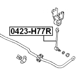 Link Coupling Rod Stabiliser Bar - FEBEST 0423H77R