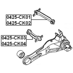 Control Trailing Arm Wheel Suspension - FEBEST 0425CK03