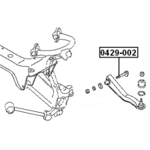 Camber Correction Screw - FEBEST 0429002