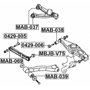 Camber Correction Screw - FEBEST 0429005