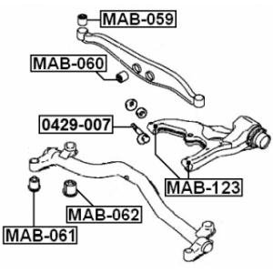 Camber Correction Screw - FEBEST 0429007