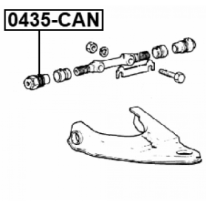 Bolt Control Arm - FEBEST 0435CAN