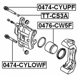 Guide Bolt Brake Caliper - FEBEST 0474CYUPF