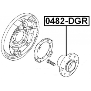 Wheel Hub - FEBEST 0482DGR